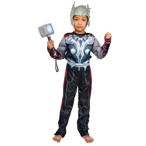 Kids Thor Muscle Costume Superhero Thor Cosplay Muscle Costu