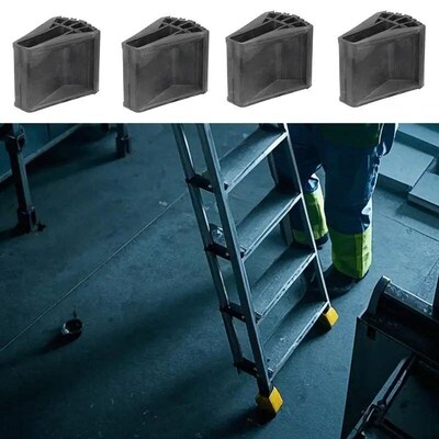 Ladder Feet Rubber Pads 4x Non-slip Ladder Stabilizer Shoes