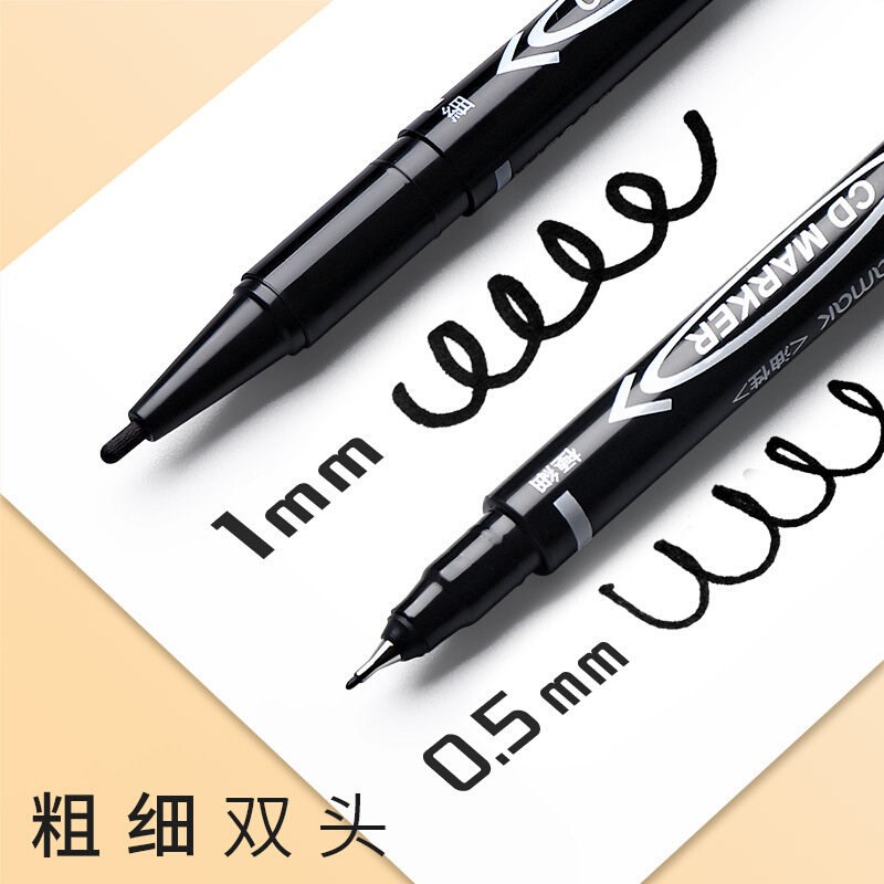 10 Pcs/set Twin Tip Colored Permanent Art Markers Pens图片
