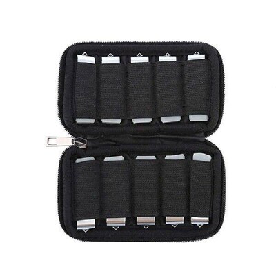 6 Slots/10 Slots USB Storage Case Soft Storage Bag Jump