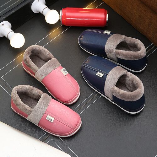 Cotton Slippers For Women With Warm Non-slip Confinement Sho