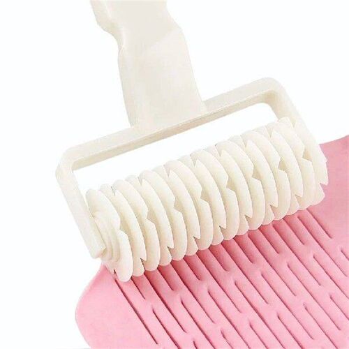 Plastic Dough Lattice Roller Cutter Pull Net Wheel Knife
