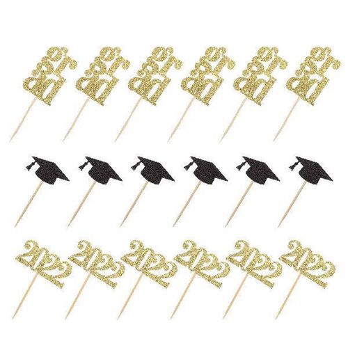 24 Pcs Decoration Cake Insert Birthday Toppers Decorate
