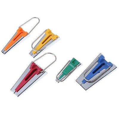Set of 4/5 Fabric Bias Tape Maker Binding Tool Quilting