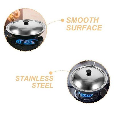 Pot Cover Kitchen Accessory Stainless Steel Cooker Cupboard