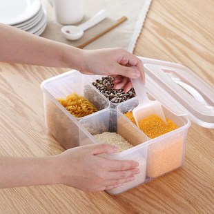 冰粉料展示盒佐料多格水果捞烧烤调味盒装用品带盖调料罐