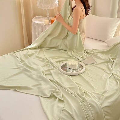 Bamboo Fiber Blanket Towel Summer Cool Quilt Bed Cover Duvet