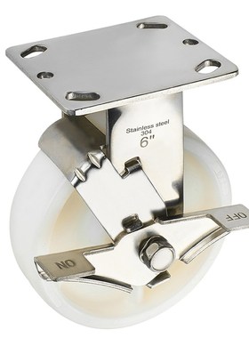 YUNSHI韵狮5寸30不锈钢万向轮寸脚轮8寸轮子寸定向轮防水防锈