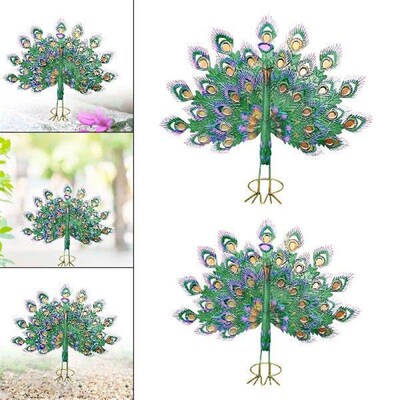 Peacock Ornament Statue Decorative Crafting Beautiful