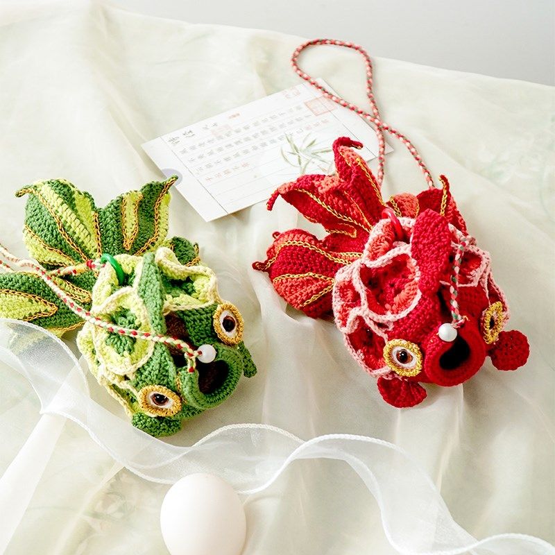 端午节立夏蛋兜锦鲤鸡蛋网兜蛋袋鸭蛋钩织手工diy钩针编织材料包,服饰配件/皮带/帽子/围巾,DIY编织材料包,淘宝优惠券,粉丝福利购,淘宝优惠卷