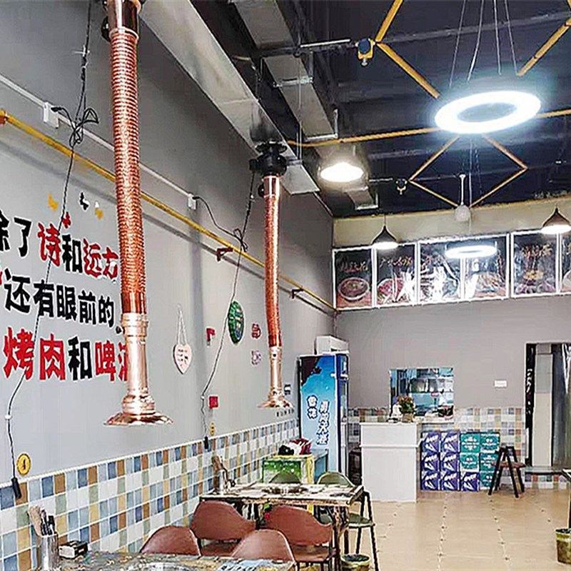 直排烟风机烧烤烤肉抽烟机90w直抽电机吸烟机排烟机排风机排风机