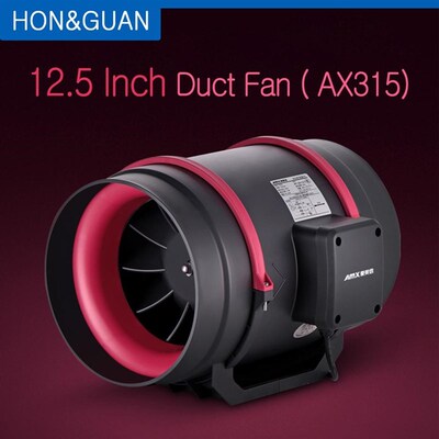 12 AX315 320W Silent Duct Fan Exhaust Fan Hydroponic Air B