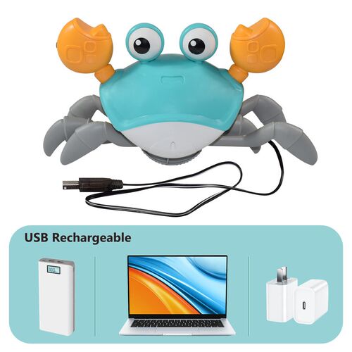 Kids Induction Escape Crab Octopus Crawling Toy Baby Electro