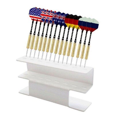 17x4.5x7.3cm Acrylic Dart Holder Non-slip Holds Up 8 Darts