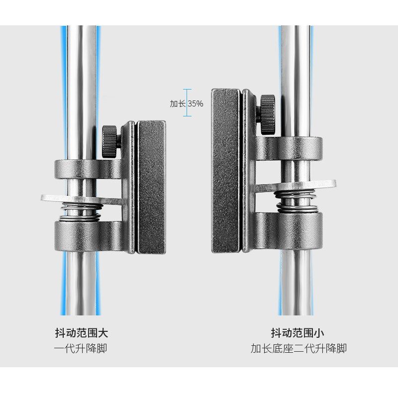 升级钓箱升降脚配件伸缩腿通用升降腿钓箱脚加长加厚外置渔具用品