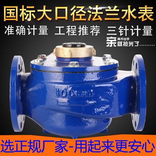 LXS旋翼式大肚子冷水表 南瓜表大口径法兰水表工业机械旋翼冷水表