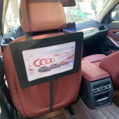 定做汽车广告头套大巴车客车出租车座椅头套会议室影院座套广告套