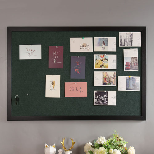 木框软木板照片墙板幼儿园学校主题墙展示板定制公告宣传栏告示板