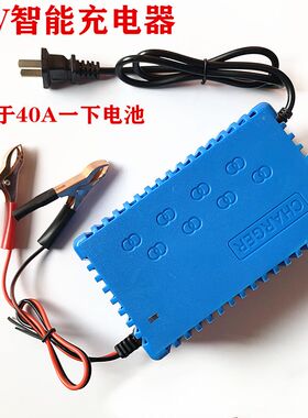 12v电瓶蓄电池充电器12v20A/12v32A12V36A免维护蓄电池自动充电器