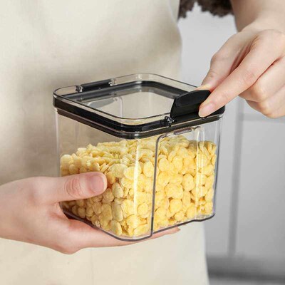 Food Storage Kitchen Container Plastic Box Jars for Bulk Cer