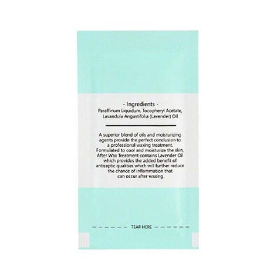 Wax Removal Wipe Wrapped Wet Tissue Wax Oil Cleaning Hair