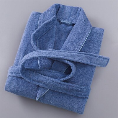 Women Bathrobe Terry Bath White for hotel robe, sauna and sw