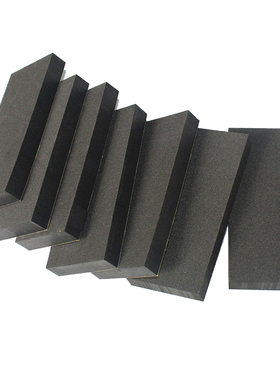 EV材料cos道具泡沫板材黑白色泡棉38度卷材防撞震包装垫定制内衬