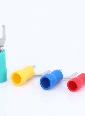 SV1.-3.2叉形冷压端子 SV2-3 2- 2-5 预绝缘Y型U型端子1000