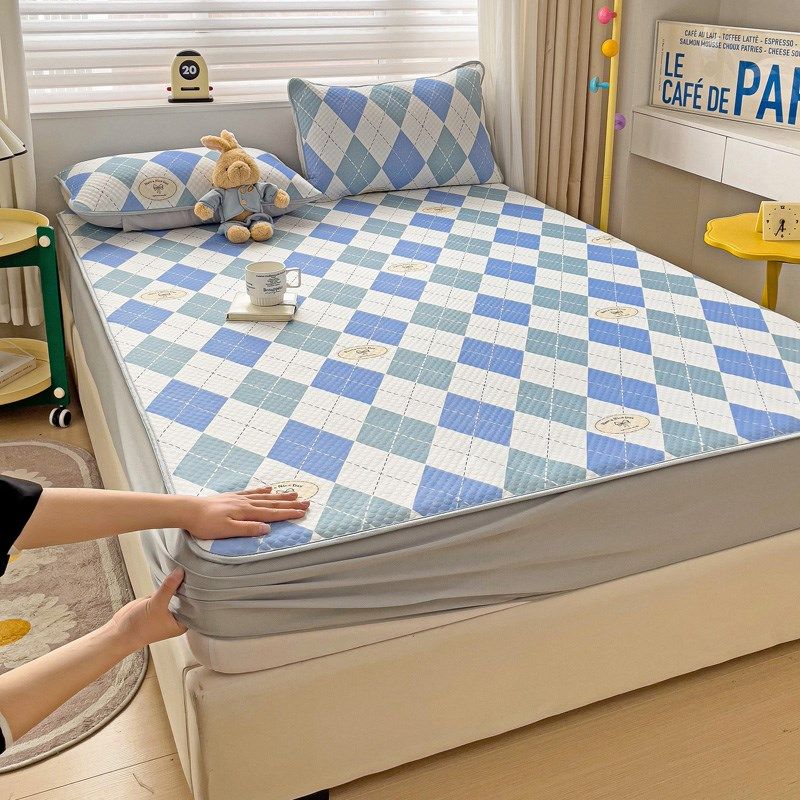 冰豆豆凉席子床笠冰丝席三件藤席可折叠水机洗儿童学生宿舍,床上用品,冰丝席,淘宝优惠券,粉丝福利购,淘宝优惠卷