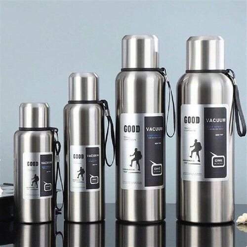 Insulated Water Bottle Large Capacity Vacuum Flask Portable