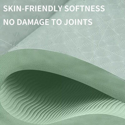 Foldable Yoga Mat Eco Friendly TPE Folding Travel Fitness Ex