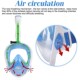 Face Adult Swimming Underwater Kit Full Mask with Snorkeling