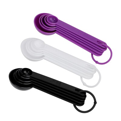 Plastic Measuring Spoon Baking Tool 5pcs/Set Measure Tool Fo