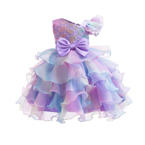 Girls Dresses Princess Childrens Dresses 2025 New Bow Girls