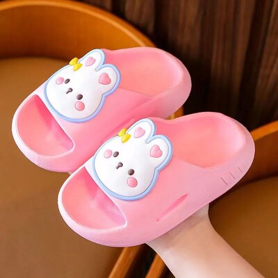 Summer Cute Cartoon Childrens Slippers Animals Fruit Patter