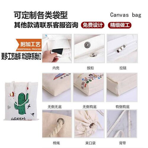 Fashion Canvas Bag Custom Cotton Bag Canvas Bag