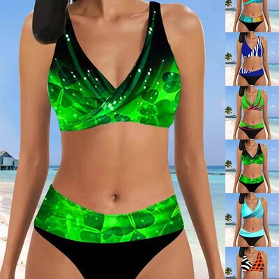 Womens Swimwear Tankini 2 Piece Regular Swimsuit 2 Piece Gr