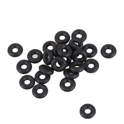 20 pieces 5.6 mm diameter 1.8 mm thickness black rubber