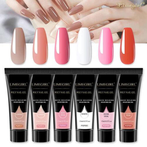15ml Nail Gel Kit For Quick Extension Nail Art Polymer Gel N