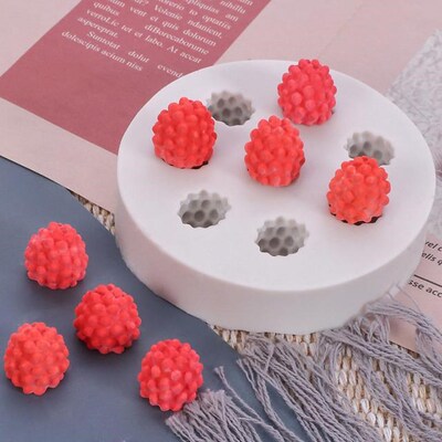 3D Blueberry Raspberry Silicone Cake Fondant Mold Cake Decor