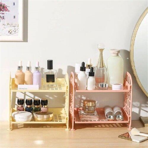 Hot Sale Double Layered Desktop Storage Rack Foldable