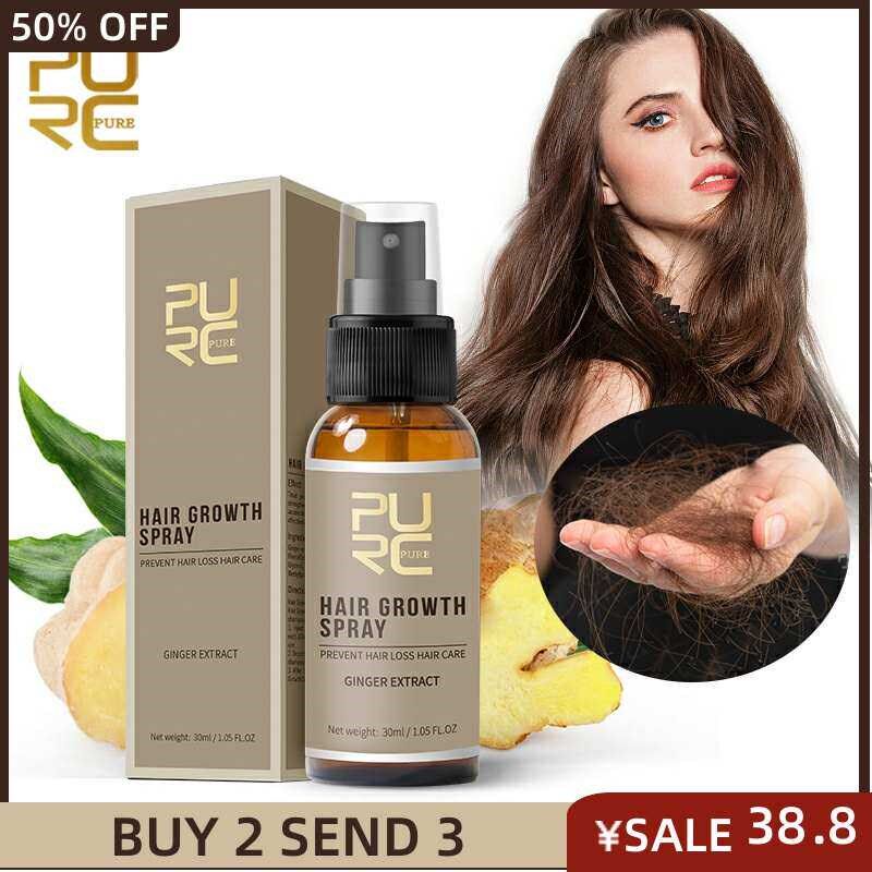 PURC New Hair Growth Spray Fast Grow Hair hair loss Treatmen