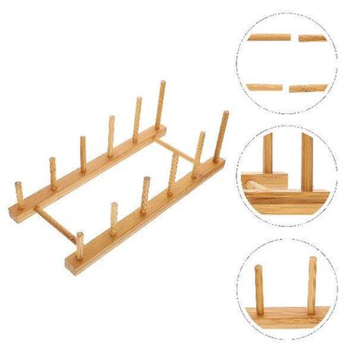 Dish Drainer Cup Storage Shelf Plate Holder Shelves Bowl