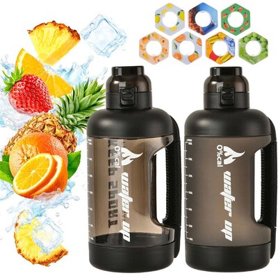 2000ml Air Flavored Water Bottle with Flavour Pod & Handle S