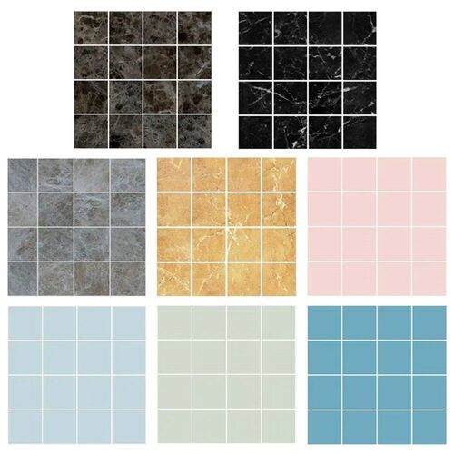 10pcs Waterproof Tiles Mosaic Sticker Kitchen Bath Toilet Ad