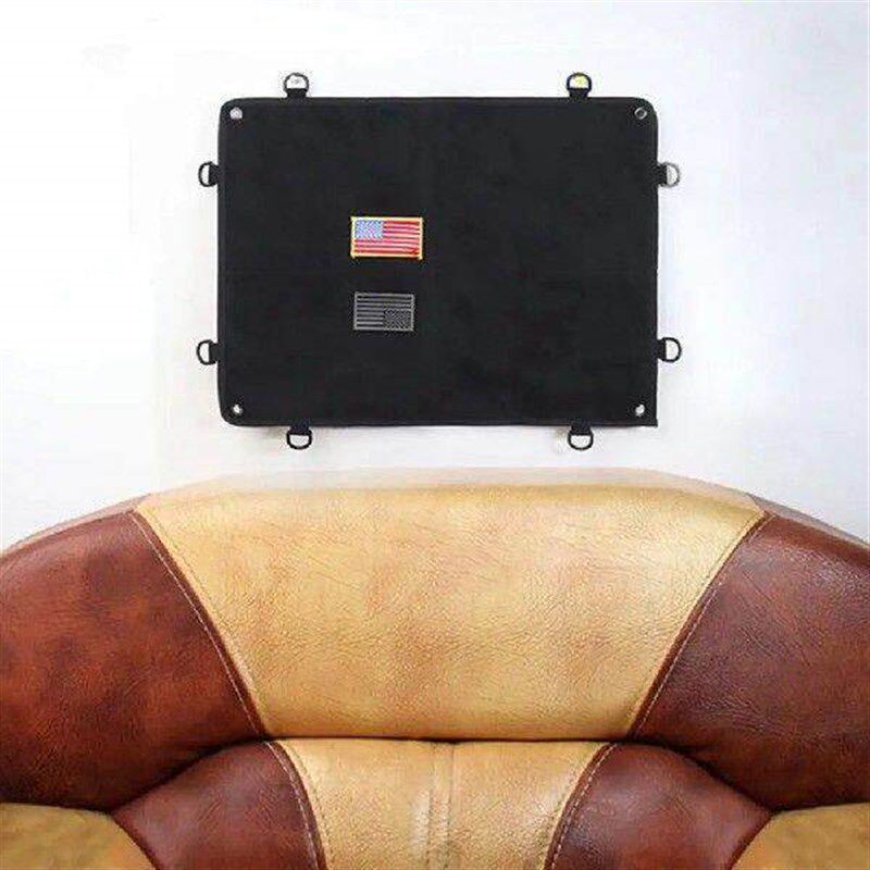 Patch Display Board Foldable D-Ring Design with Fasten Tape