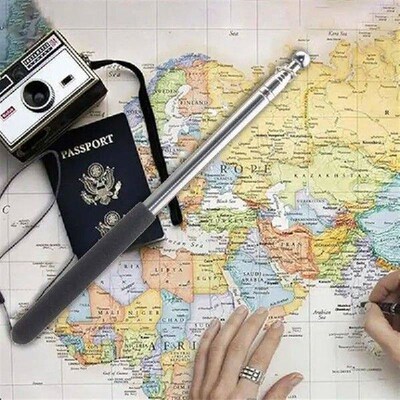 Tour Guide Flag Pole Telescoping Stainless Steel Portable
