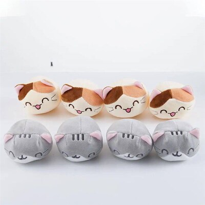 Cute Cat Snack Pillow Pudding Bag Food Toy Mini Animals Ball