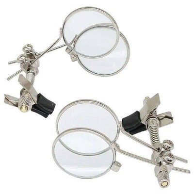 1PC Diameter 25mm Monocular Magnifier 10X Double Lenses