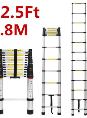 For VIP 3.8m/3.2m Alloy Aluminium Ladder Telescopic Retracta